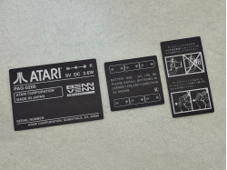Rear Back Sticker Kit for Atari Lynx 1 - PAG-0200 BennVenn Edition