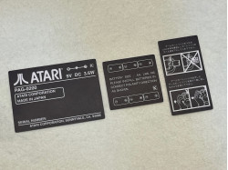 Atari Lynx 1 Back Sticker Kit - PAG-0200