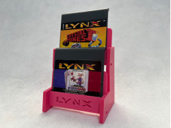 2-tier Atari Lynx Cartridge Display Stand - Pink