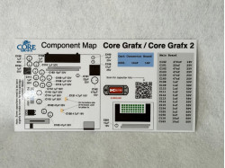 NEC PC Engine Core Grafx 1 and 2 Component Map