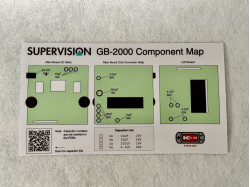Watara Supervision GB-2000 Component Map