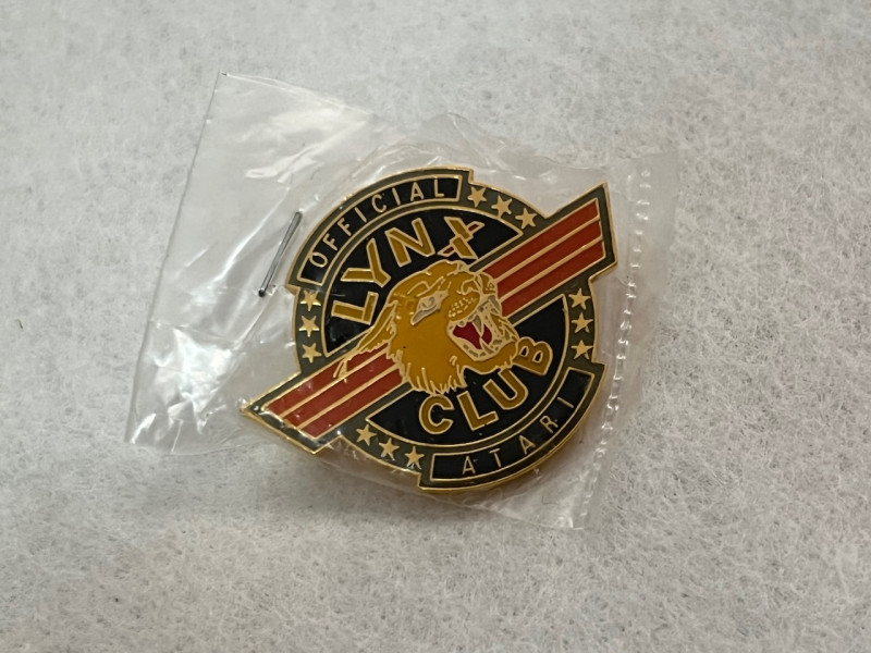 Official Atari Lynx Club Pin