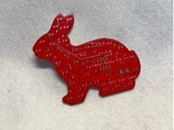 Learn to Solder PCB Bunny Kit