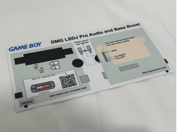 LSDJ Kit Component Installation Map for Game Boy DMG