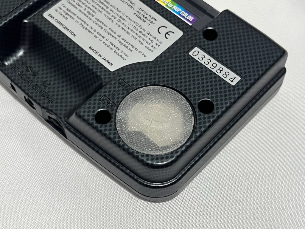 Replacement Cell Battery Door for Neo Geo Pocket and Color NGP