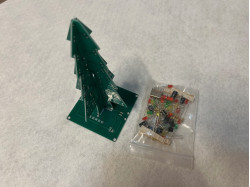 3D Flashing Christmas Tree PCB Kit