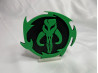 Mandalorian Mythosaur Skull Emblem - 3D Printed