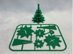 Green Pine Tree on a Card...