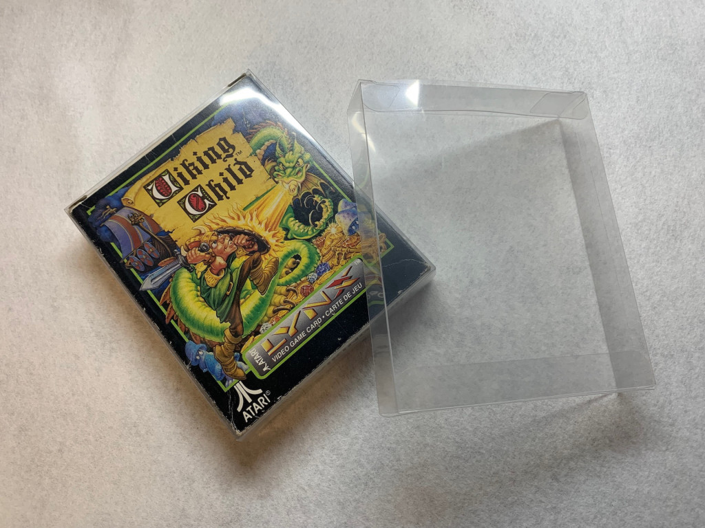 10x Game Box Protector PET Sleeve for Atari Lynx Games