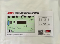 Component Map for Atari 2600 JR