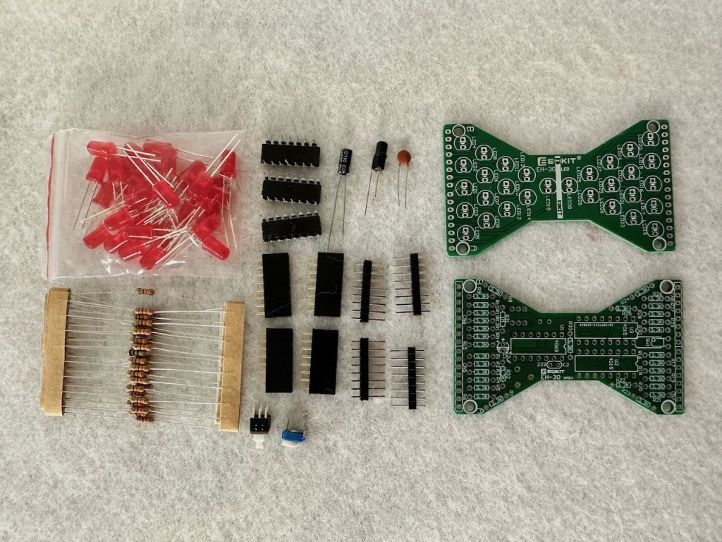 Electronic LED Hourglass PCB Kit