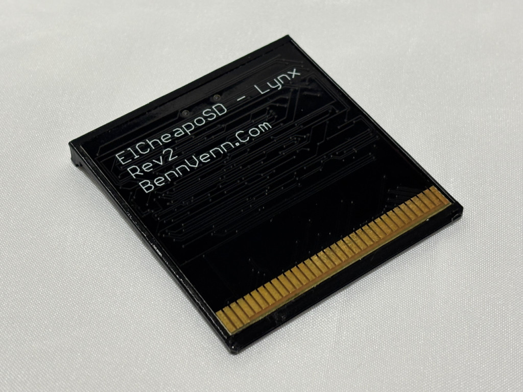 ElCheapoSD SD Flash Cartridge for Atari Lynx by BennVenn