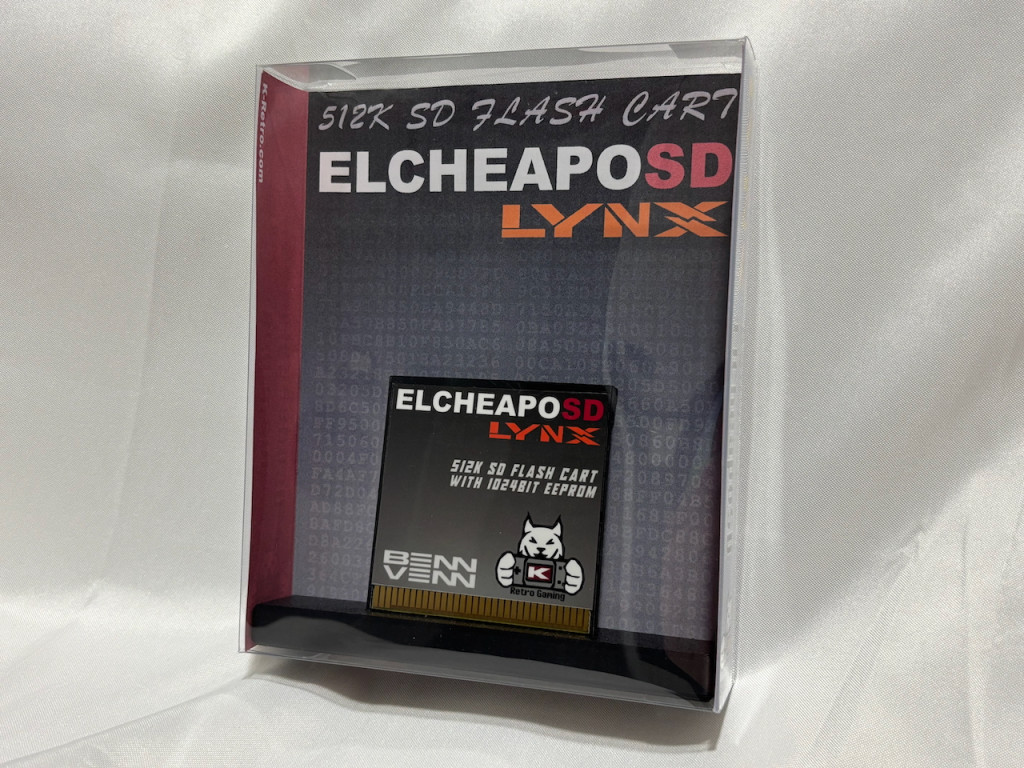 ElCheapoSD SD Flash Cartridge for Atari Lynx by BennVenn - 2025 Black 3D Printed Shell Version