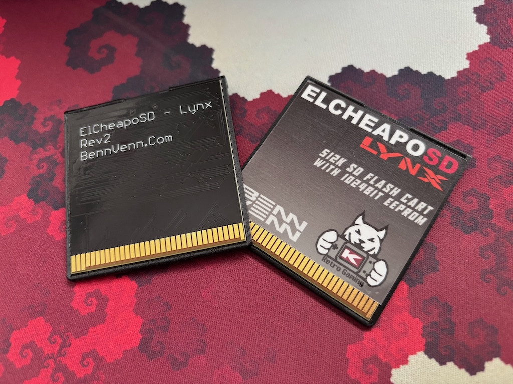 ElCheapoSD SD Flash Cartridge for Atari Lynx by BennVenn