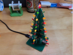 3D Flashing Christmas Xmas Tree PCB Kit