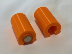AA to C cell adapter (Set of 2) - 3D Printed