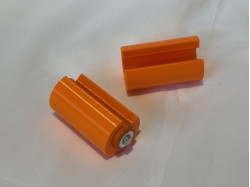 AA to C cell adapter (Set of 2) - 3D Printed