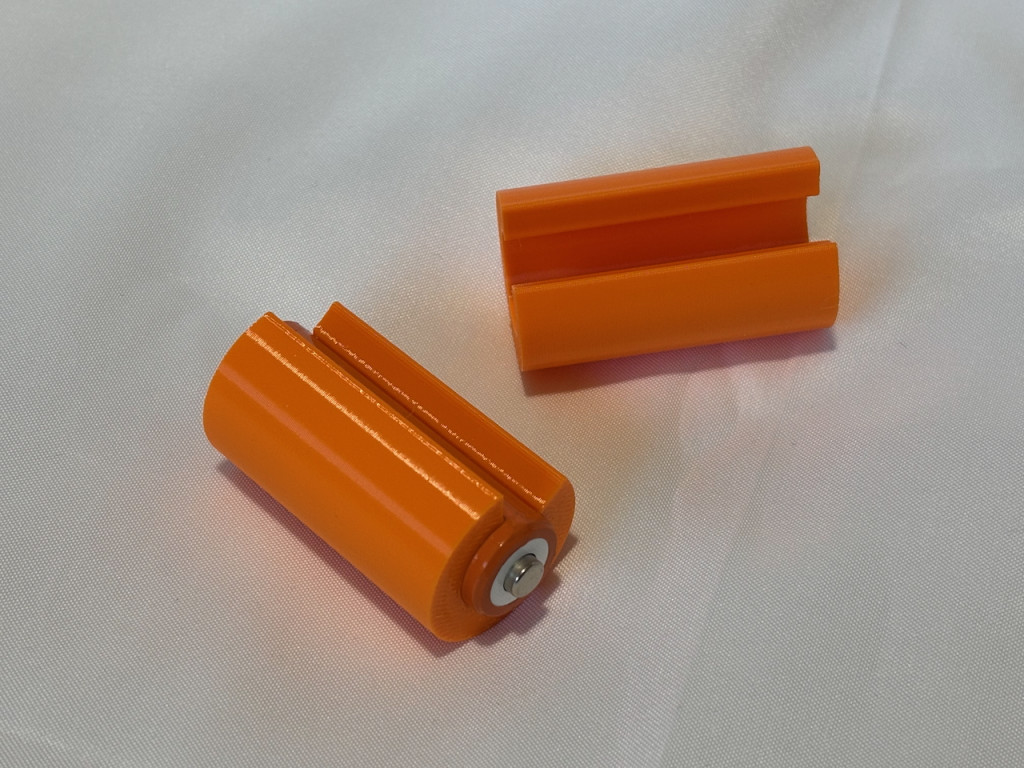 AA to C cell adapter (Set of 2) - 3D Printed