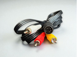 RCA AV Cable for SEGA Mega Drive 1 or Genesis 1 5PIN 1.8m