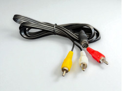RCA AV Cable for SEGA Mega Drive 2 or 3 or Genesis 2 or 3 9PIN 1.8m