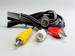 RCA AV Cable for SEGA Mega Drive 2 or 3 or Genesis 2 or 3...
