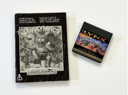 Dinolympics - Cartridge + Manual Only [Atari Lynx]