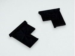 Replacement Battery Door for LCD Piano Watch - 3D Printed (Pair)