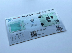 Component Map for Mega Duck Cougar Boy WH-108