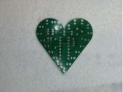 Breathing LED Effect Heart PCB Kit
