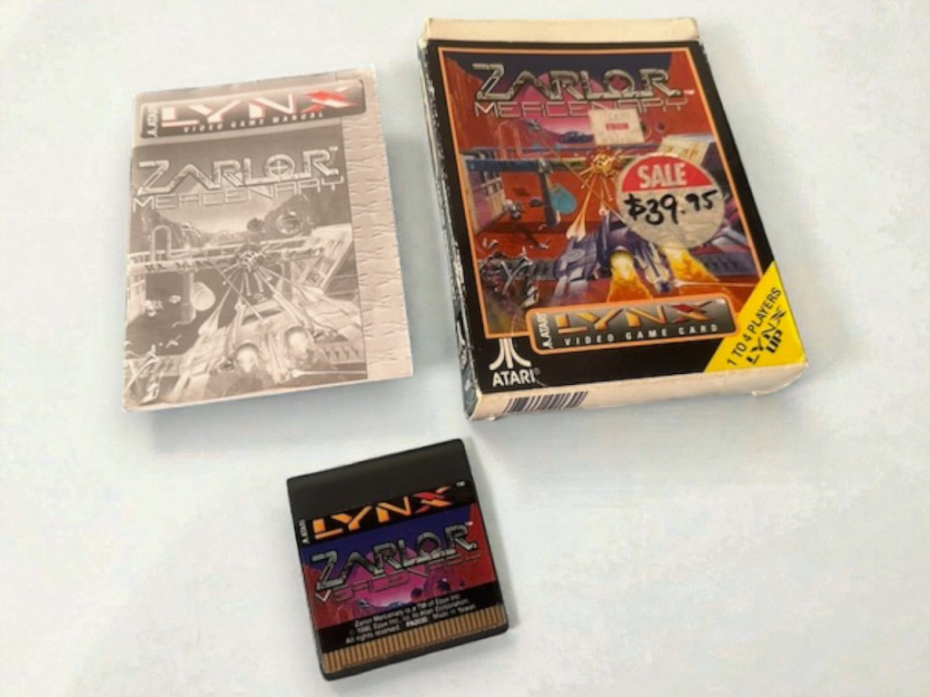 Zarlor Mercenary - Cartridge, Manual + Used Box [Atari Lynx]