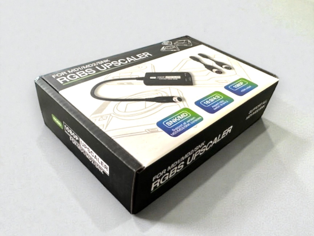 RGBS to HDMI Upscaler for Sega Mega Drive (MD1/MD2) & SNK Consoles