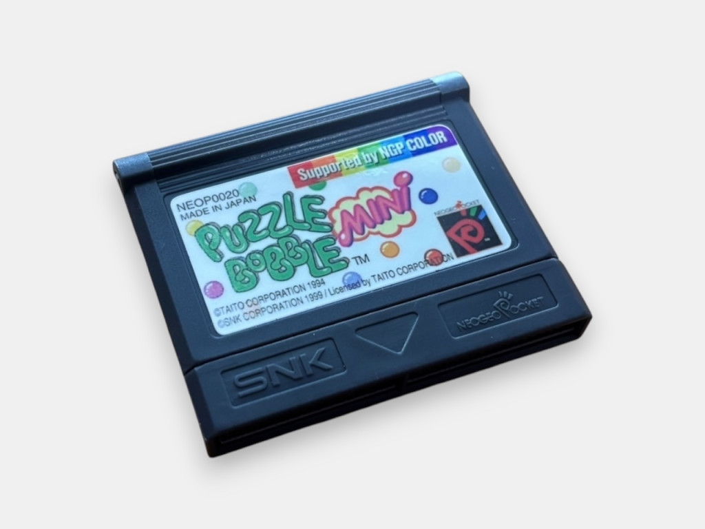 Puzzle Bobble Mini - Cartridge only, Reproduction - Neo Geo Pocket Color NGP NGPC