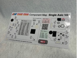 Motherboard Component Map for Sega Game Gear