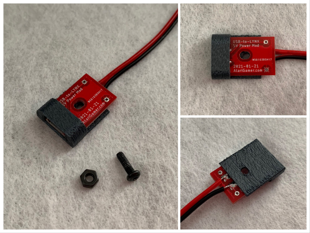 USB 5V Power Mod Kit for Atari Lynx 2