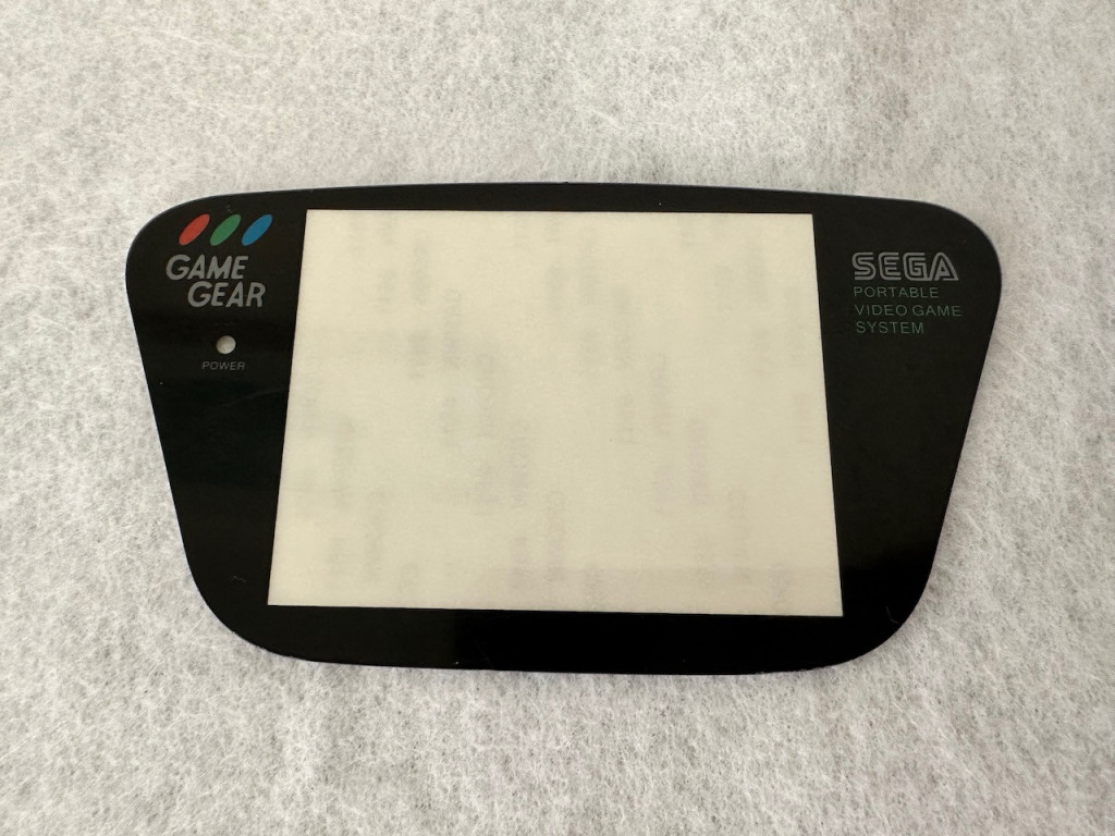 Sega Game Gear Screen Lens Plastic Straight Edge